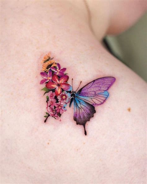 tätowierung schmetterling|21 Schmetterling Tattoo Ideen perfekt für Ihre Schulter。